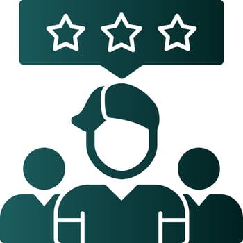 Leadership Vector Icon Design