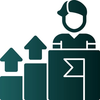 Leadership Vector Icon Design