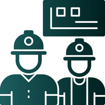 Contractor Vector Icon Design