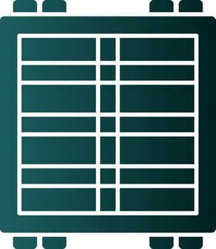 Roof Rack Vector Icon Design