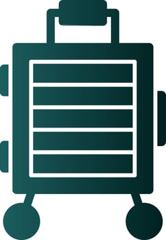 Luggage Vector Icon Design