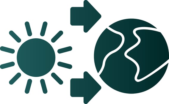 Thermal Energy Vector Icon Design