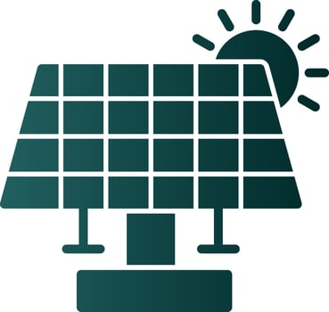 Solar Energy Vector Icon Design