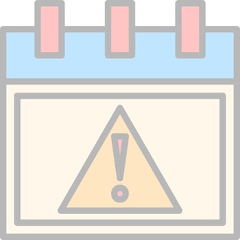 Alert Vector Icon Design