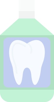 Mouthwash Vector Icon Design