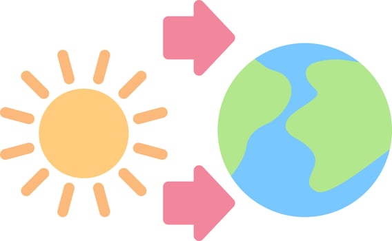 Thermal Energy Vector Icon Design