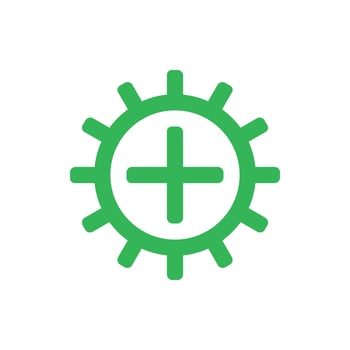 first safety sign vector design icon