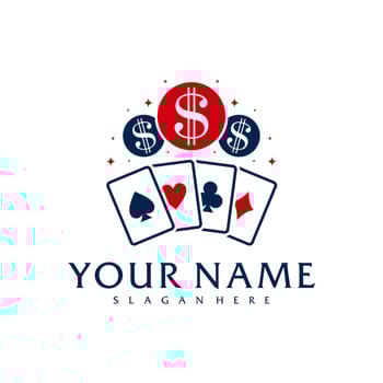 Money Poker logo vector template, Creative Poker logo design concepts