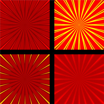 Comic abstract red background vector
