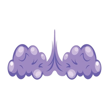 Look at this flat icon of killer smoke vector