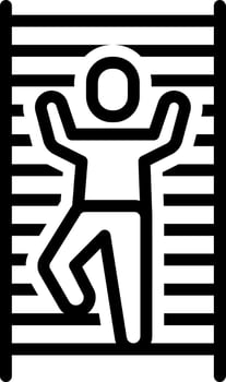 line icon for next vector