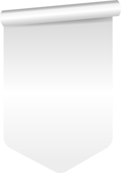 White paper tag label isolated background png