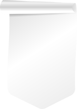 White paper tag label isolated background png