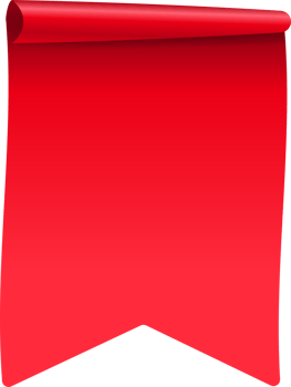 Red paper tag label isolated background png