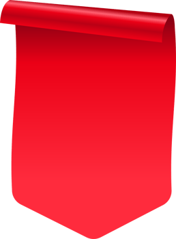 Red paper tag label isolated background png