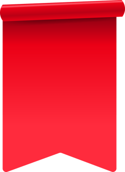 Red paper tag label isolated background png