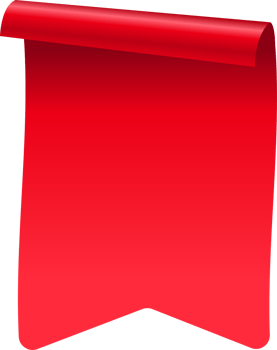 Red paper tag label isolated background png