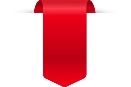 Red paper tag label ripped torn cut edges isolated background png