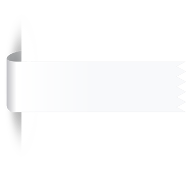 White paper tag label ripped torn cut edges isolated background png
