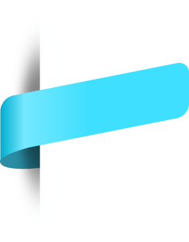Blue paper tag label ripped torn cut edges isolated background png