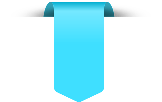 Blue paper tag label ripped torn cut edges isolated background png