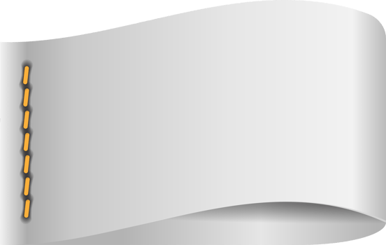 White paper tag label ripped torn cut edges isolated background png