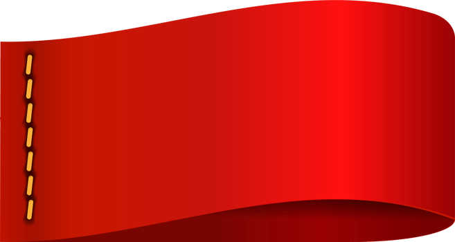 Red paper tag label ripped torn cut edges isolated background png