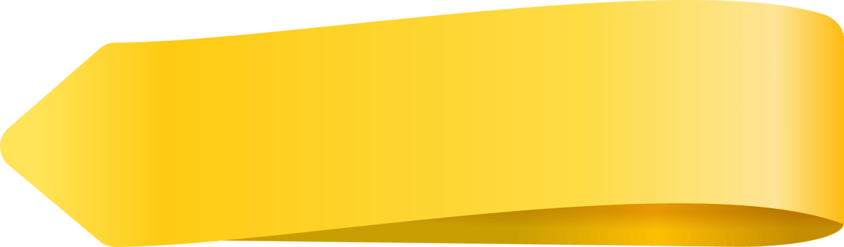 Yellow paper tag label ripped torn cut edges isolated background png