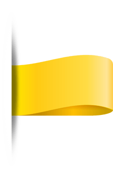 Yellow paper tag label ripped torn cut edges isolated background png