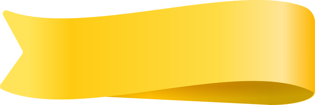 Yellow paper tag label ripped torn cut edges isolated background png