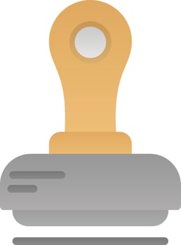 Stamp Vector Icon Design