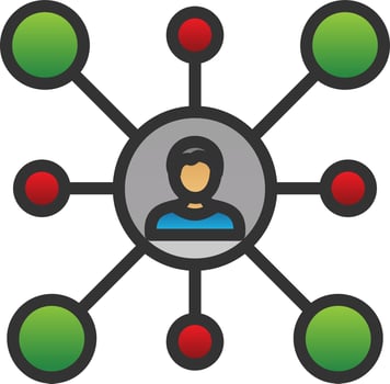 Network Vector Icon Design