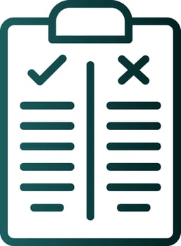 Pros and Cons Vector Icon Design