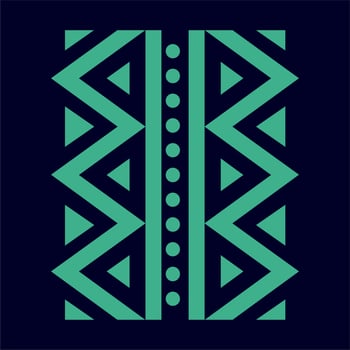 tribal pattern shape pattern. world culture tribal motif design. abstract design with unique shape pattern. elegant and futuristic batik motif. vector