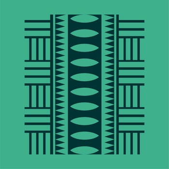 tribal pattern shape pattern. world culture tribal motif design. abstract design with unique shape pattern. elegant and futuristic batik motif. vector