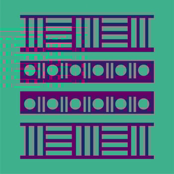 tribal pattern shape pattern. world culture tribal motif design. abstract design with unique shape pattern. elegant and futuristic batik motif. vector