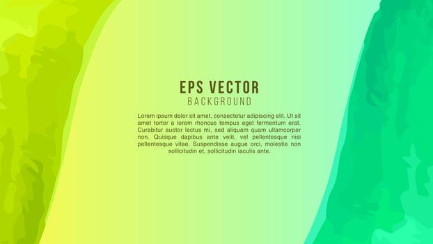 vector abstract bright green, yellow gradient watercolor background for your design greeting cards and invitations of wedding, birthday, mother day and other seasonal holiday