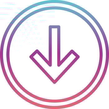 Down Arrow Vector Icon