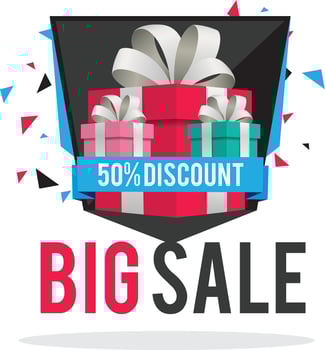Mega Sale vector design.