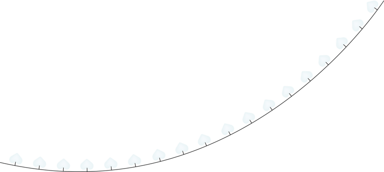 Christmas Heart Garland png