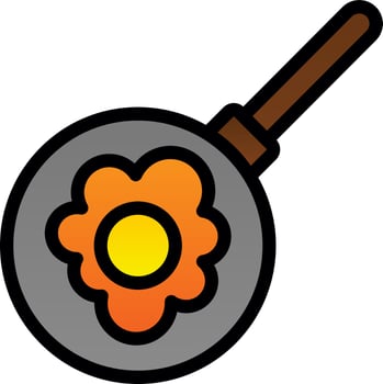 Omelette Vector Icon Design