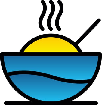 Bowl Vector Icon Design
