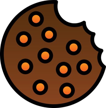 Cookie Vector Icon Design