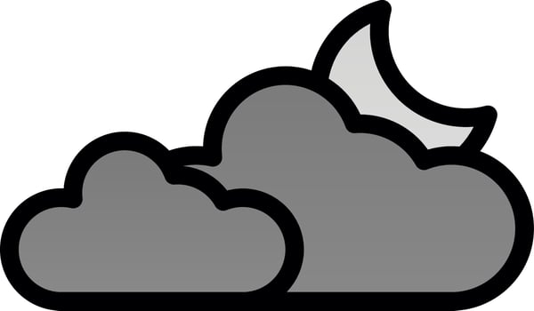 Moon Vector Icon Design