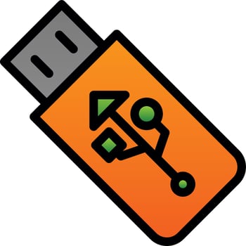 Usb port Vector Icon Design