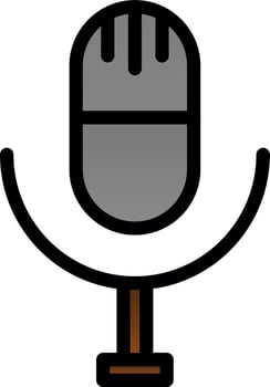 Microphone Vector Icon Design