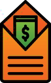 Salary Vector Icon Design