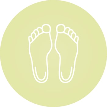 Feet Vector Icon