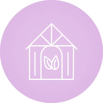 Eco friendly Building Vector Icon