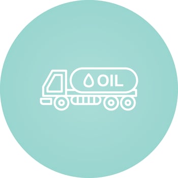 Tank Truck Vector Icon